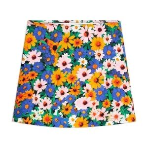 WEWOREWHAT Macro Wildflowers Tube Mini Skirt